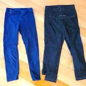 Cat & Jack Leggings Sz XS 4-5 (lot of 3)